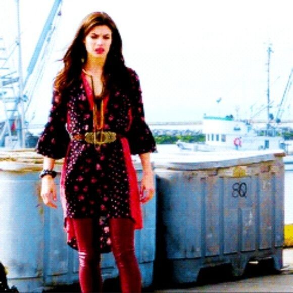 Free People Boho High - Low Hem Printed Shift Dress - Picture 5 of 16